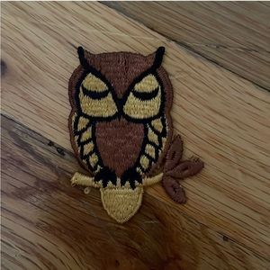 Vintage 1970's Owl Patch